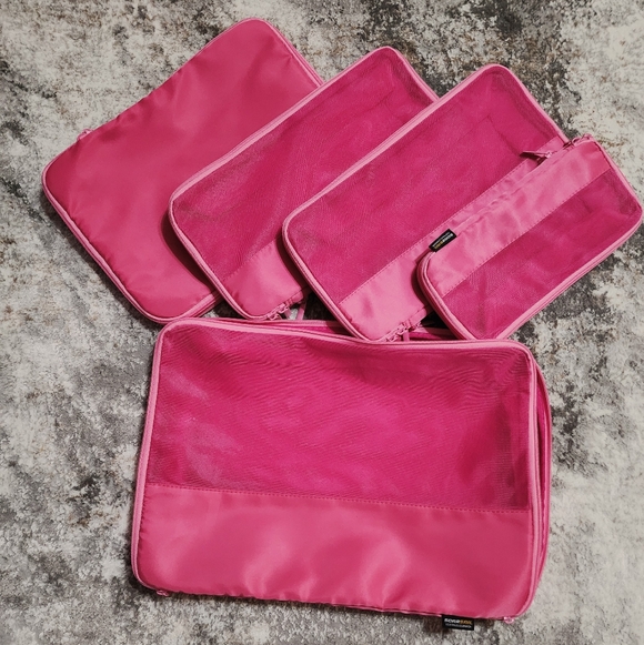 Pink Compression Packing Cubes Set - Picture 2 of 2